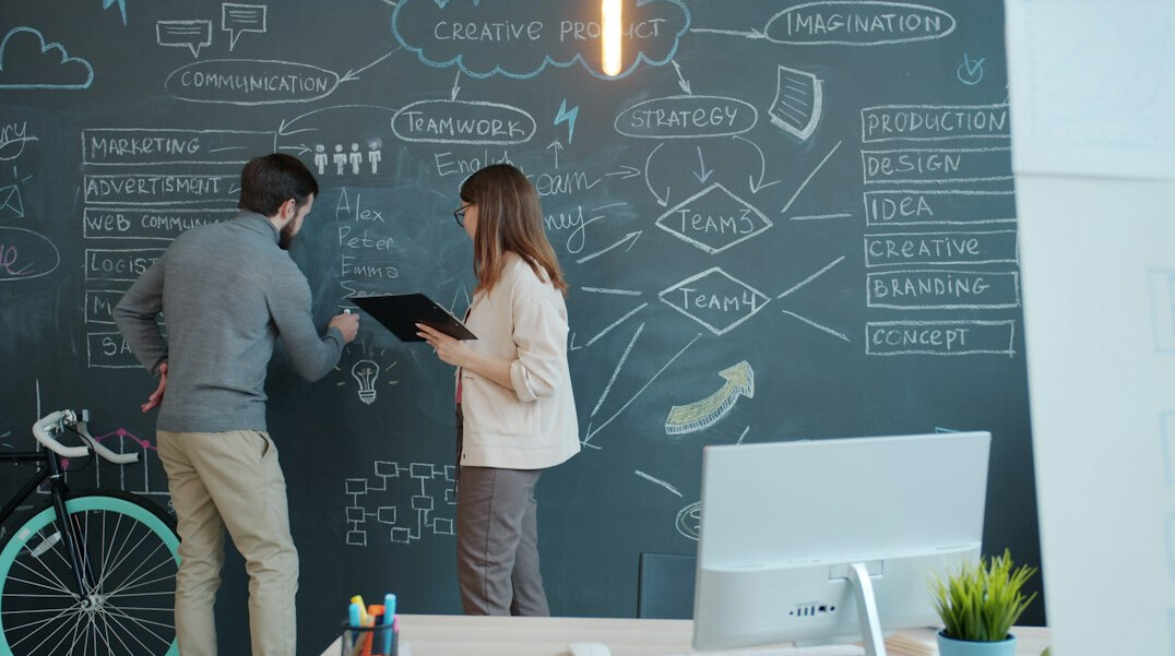 business team brainstorming ideas