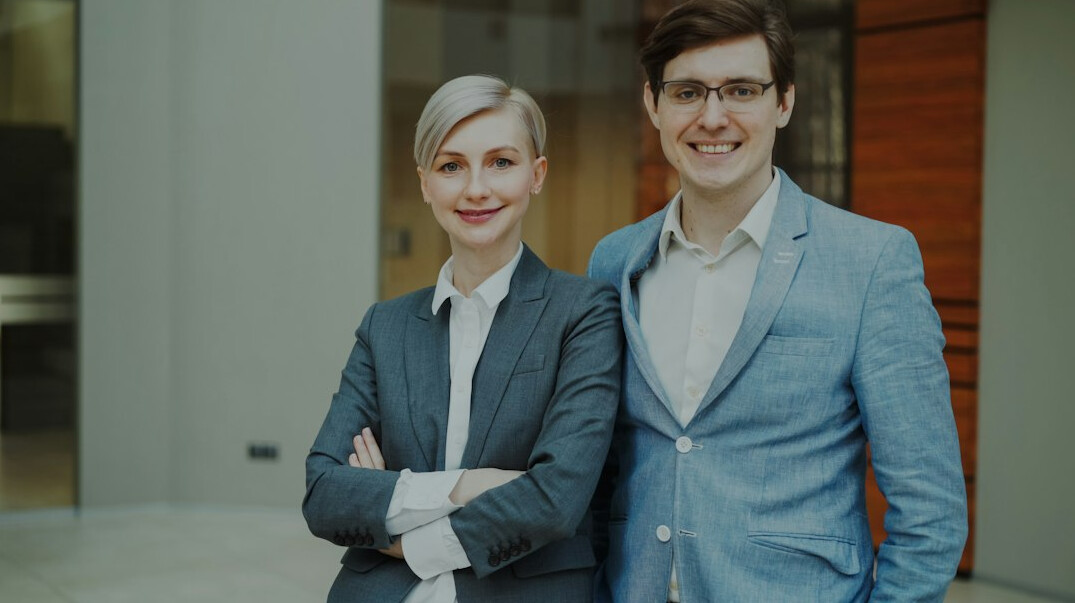 confident professional smiling