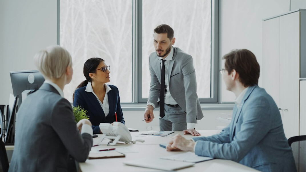 business negotiation table