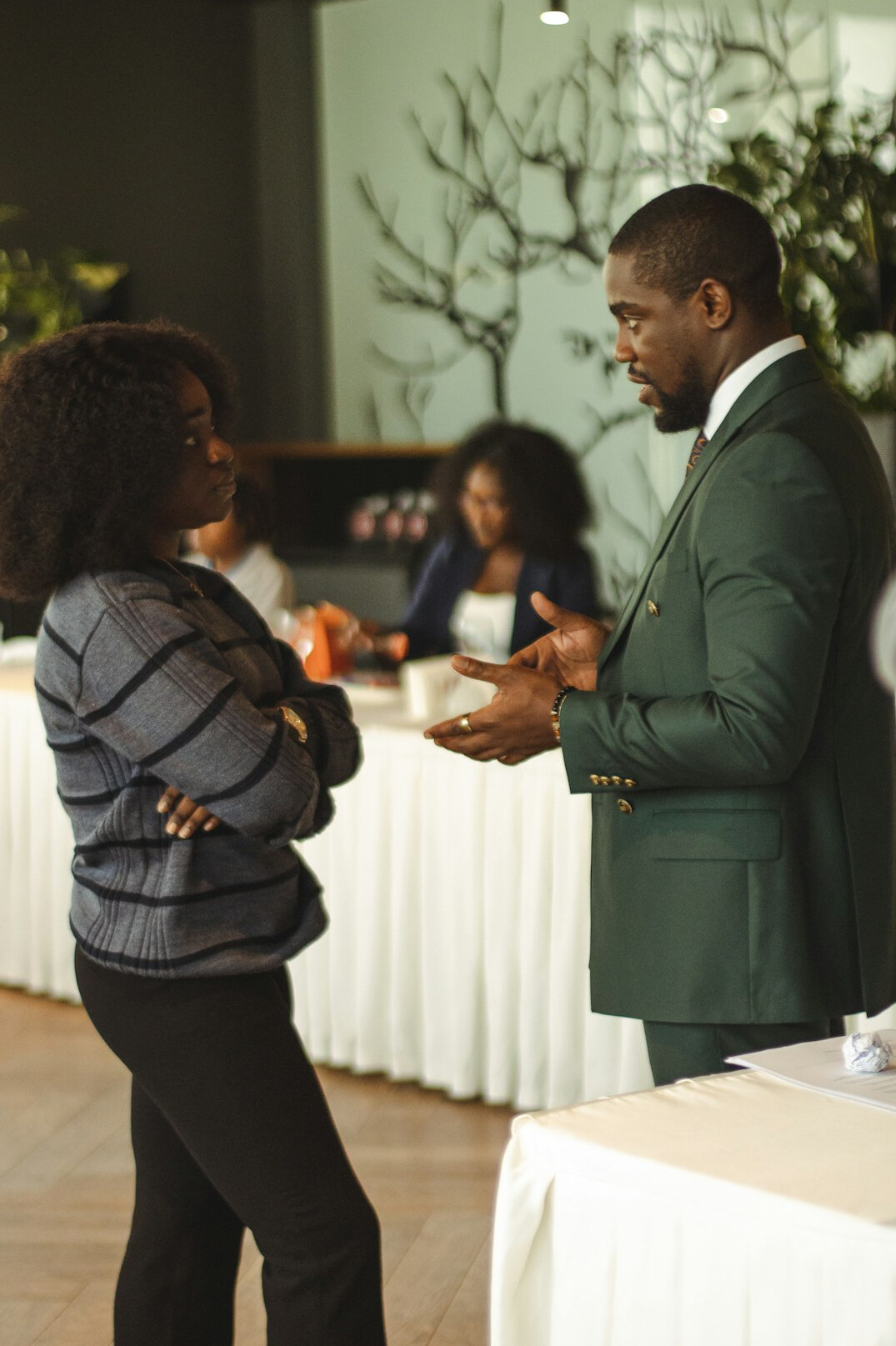 confident business negotiator